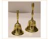 Campanilla de comunión en bronce pulido