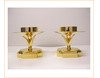 Candelero dorado para mesa