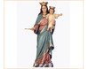 Virgen Auxiliadora con el Niño Jesús en brazos