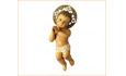 Imágenes religiosas para Navidad: Niño Jesús para cuna de Nacimiento con aureola