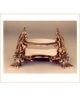 Soporte de bronce para custodia