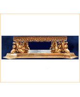Soporte de bronce para sagrario
