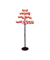 Lampadario con recipientes de cristal para lampadarillas