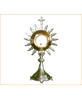 Custodia con rayos y Cruz