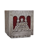 Sagrario de función con esmaltado rojo