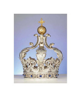 Corona imperial con Cruz y brillantes para Imagen