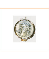 Porta-viáticos con el rostro de Jesús grabado