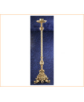 Candelero de pie en bronce