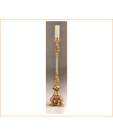 Candelero de pie realizado en bronce