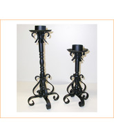 Candelero de mesa fabricado en forja