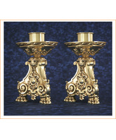 Candelero de bronce para mesa