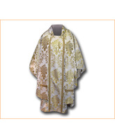 Casulla con brocado de oro