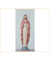 Sagrado Corazón de Jesús con brazos en el pecho