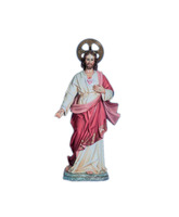 Sagrado Corazón de Jesús con el brazo extendido