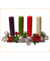 Corona de Adviento rectangular