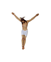 Crucifijo con Jesucristo muerto clavado en la Cruz
