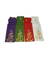 Estola Sacerdotal con JHS y Cruz bordada