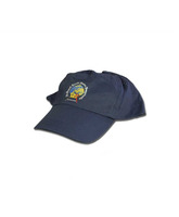 Gorra del Camino de Santiago con bastón y cruz