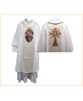 Casulla con galón de Nuestra Señora del Perpetuo Socorro