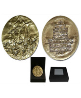 Medallón de bronce recuerdo del Año Santo