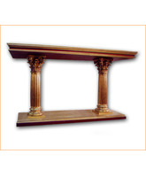 Mesa de altar con base de colu