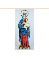 Nuestra Señora del Perpetuo Socorro con el Niño Jesús en brazos
