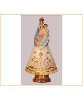 Virgen del Pilar con el Niño Jesús en brazos