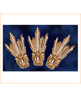 Potencia de tres rayos fabricada en bronce