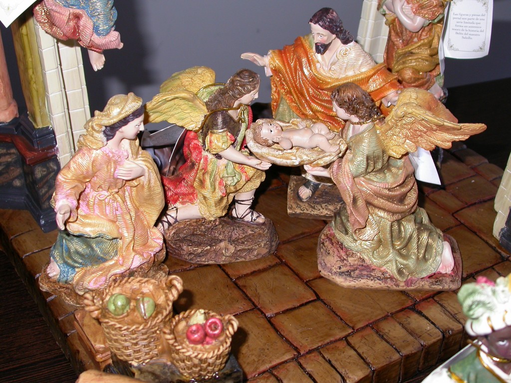 Réplica del Belén de Salzillo: Detalle del Nacimiento