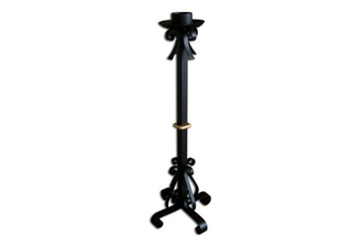 Candelero de pie fabricado en forja