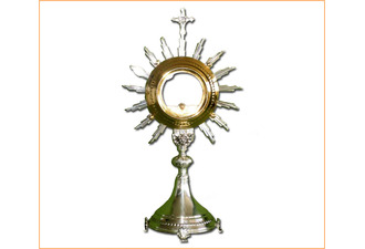 Custodia con rayos y Cruz