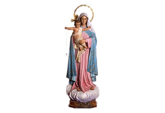 Virgen del Rosario con Niño en brazos