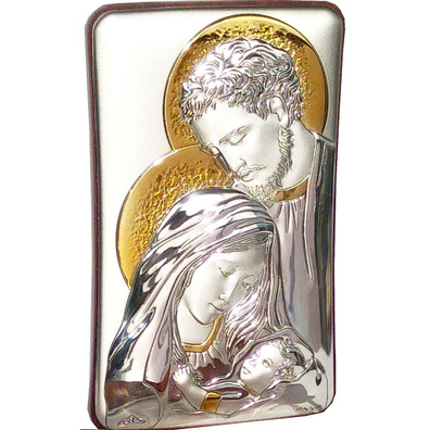 Icono de plata 23,5 cm - Sagrada Familia