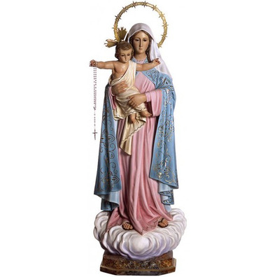 Virgen del Rosario con Niño en brazos