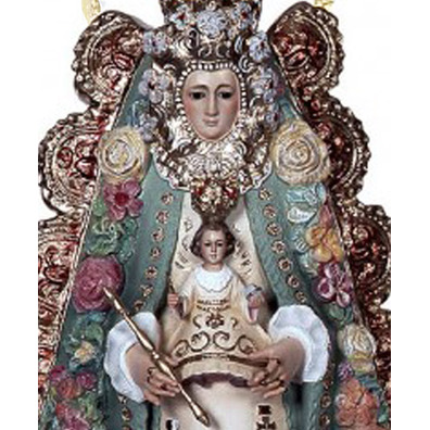 Virgen del Rocío vestida de Reina