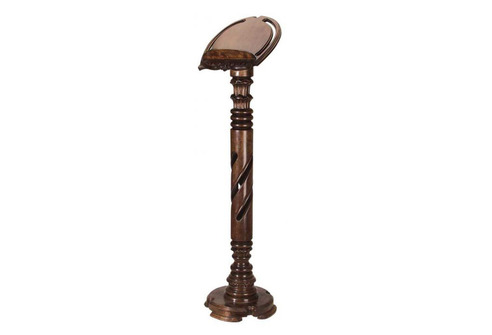 Atril de pie de madera con altura regulable