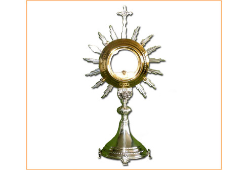 Custodia con rayos y Cruz