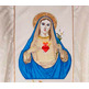 Casulla con Sagrado Corazón de María bordado