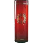 Vaso del Santísimo de cristal rojo | 8 Ø