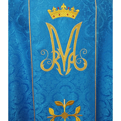 Casulla mariana bordada | Virgen Purísima