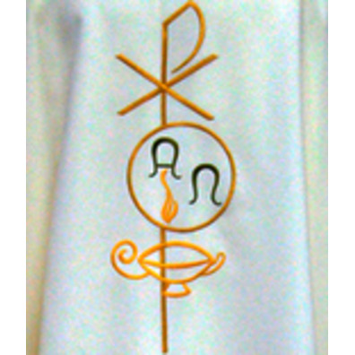 Casulla bordada | Casulla en seis colores beige