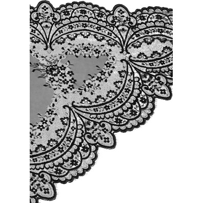 Mantilla negra para Semana Santa | Triangular