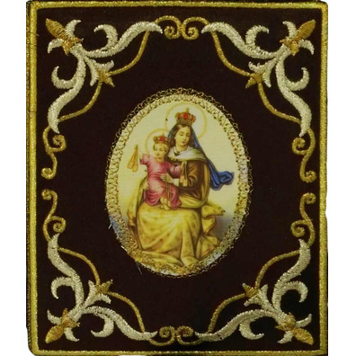 Escapulario Virgen del Carmen | 10 x 8 cm.
