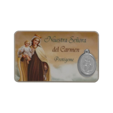 Estampa de la Virgen del Carmen