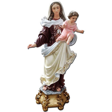 Virgen del Carmen con Niño en brazos