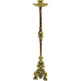 Candelero de pie en bronce de 115 cm. de altura