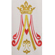 Casullas marianas bordadas | Celebración Virgen del Carmen beige