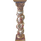 Columna de madera tallada