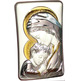 Icono de plata 13 cm. - Virgen María con Niño