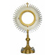 Custodia de bronce con baño de oro para forma de 20 cm.